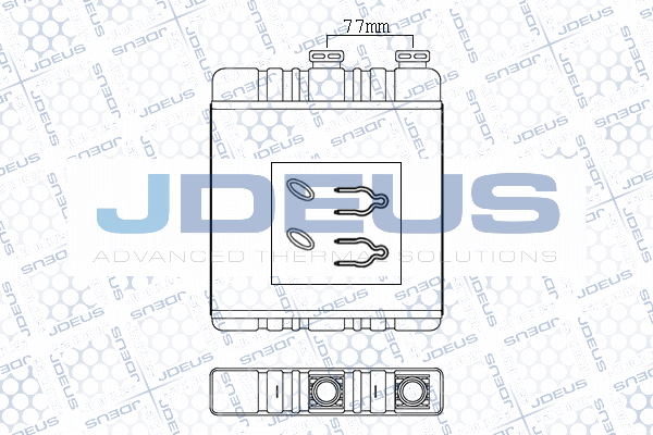 Schimbator caldura, incalzire habitaclu 220M30 JDEUS