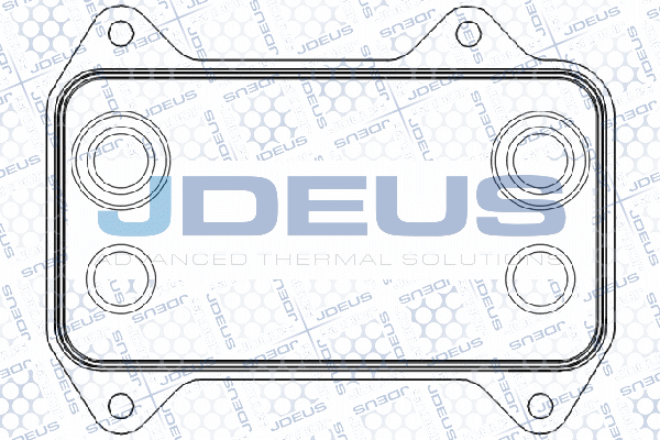 Radiator ulei, ulei motor 408M01A JDEUS