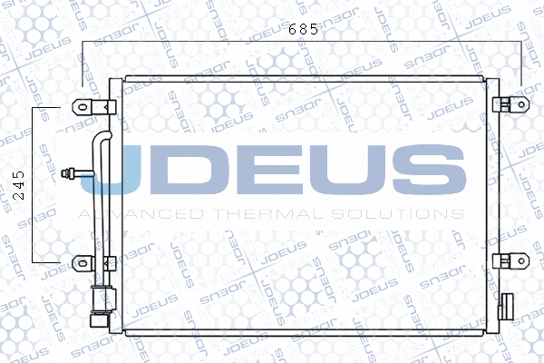 Condensator, climatizare 701M14 JDEUS