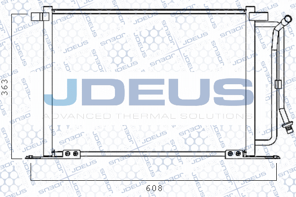 Condensator, climatizare 712M07 JDEUS