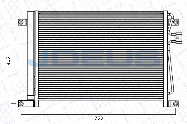 Condensator, climatizare 714M12 JDEUS
