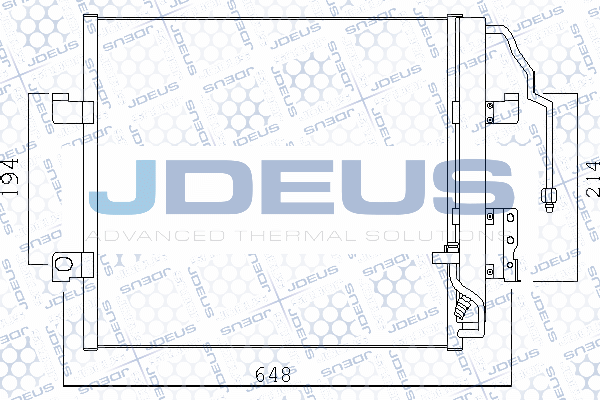 Condensator, climatizare 717B29 JDEUS