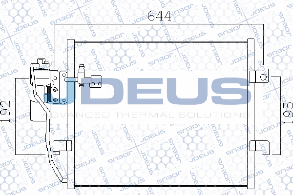 Condensator, climatizare 717M31 JDEUS
