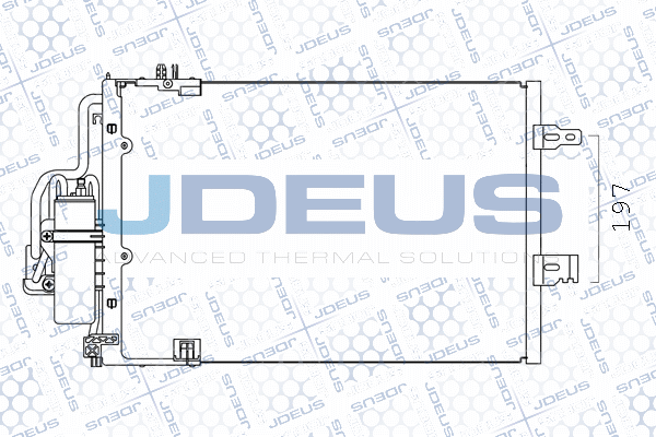 Condensator, climatizare 720M53 JDEUS