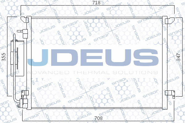 Condensator, climatizare 720M57 JDEUS