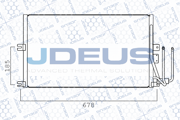 Condensator, climatizare 720M04 JDEUS