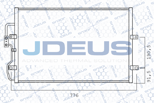 Condensator, climatizare 721M23 JDEUS