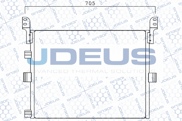 Condensator, climatizare 723M17A JDEUS