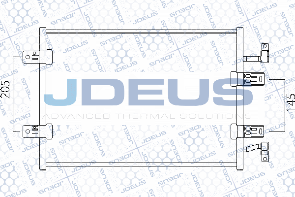 Condensator, climatizare 723M39 JDEUS