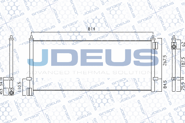 Condensator, climatizare 731M06 JDEUS