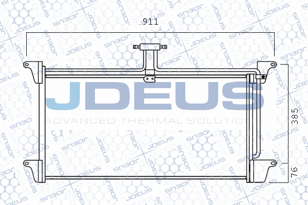 Condensator, climatizare 741M04 JDEUS