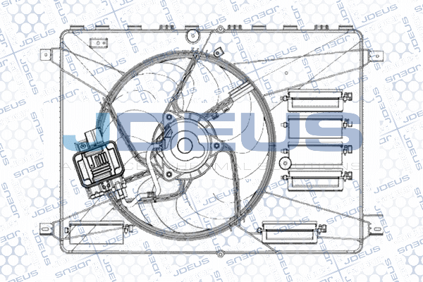 Ventilator, radiator EV0121270 JDEUS
