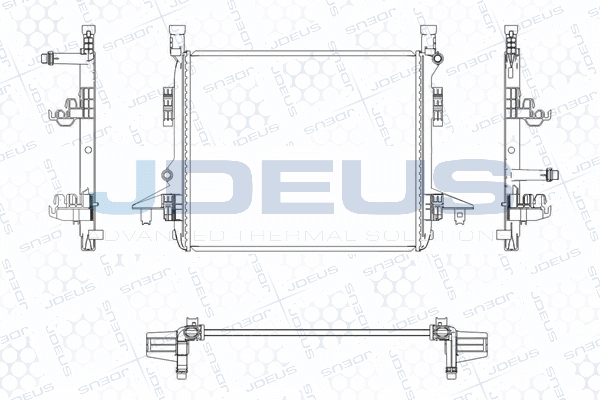 Radiator, motorul electric M-0300770 JDEUS