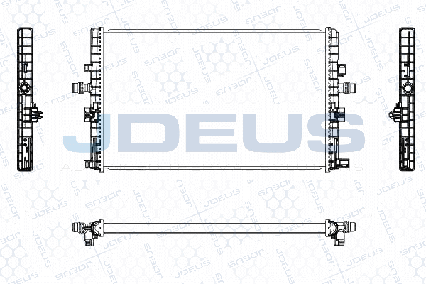 Radiator, baterie de antrenare M-0800010 JDEUS