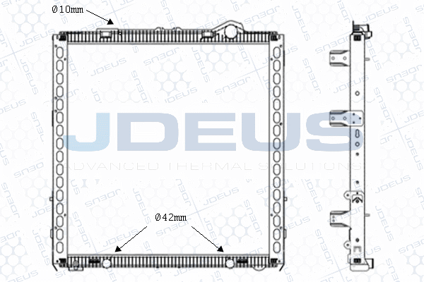 Radiator, racire motor M-1080120 JDEUS