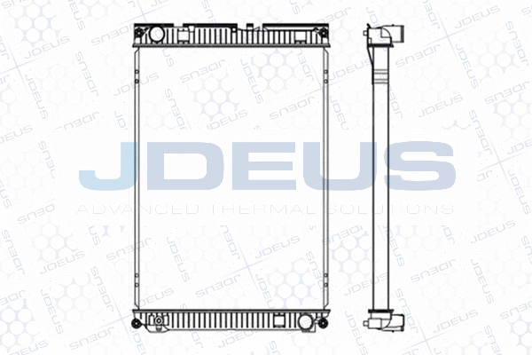 Radiator, racire motor M-1150160 JDEUS