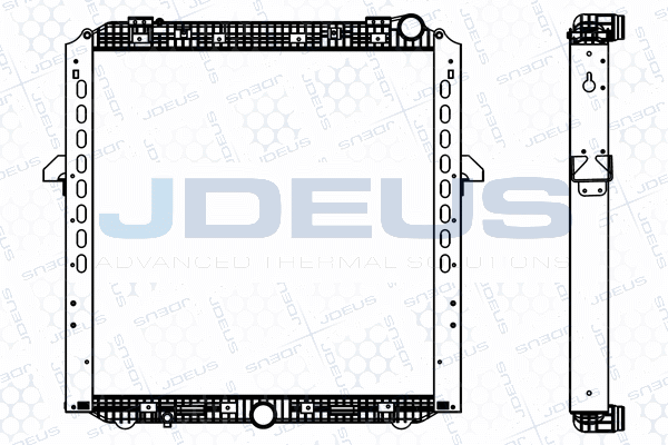 Radiator, racire motor M-1171150 JDEUS