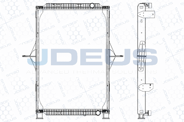 Radiator, racire motor M-1230170 JDEUS