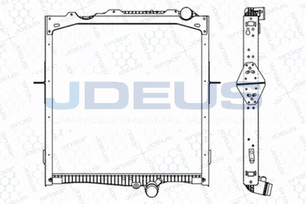 Radiator, racire motor M-1231440 JDEUS