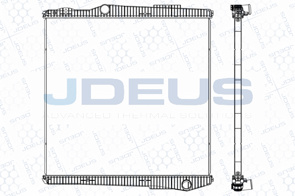Radiator, racire motor M-141006B JDEUS