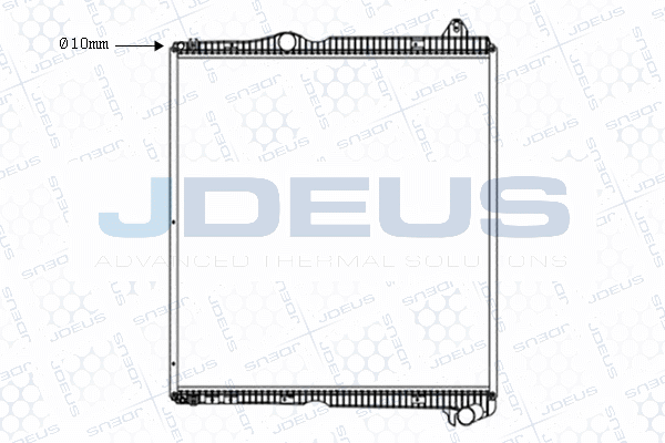 Radiator, racire motor M-1410090 JDEUS