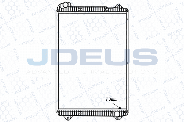 Radiator, racire motor M-1410120 JDEUS