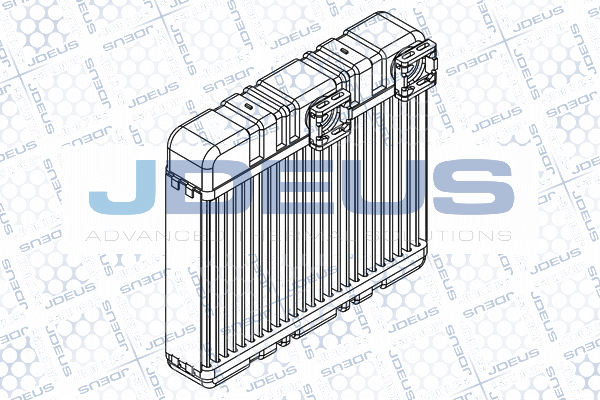 Schimbator caldura, incalzire habitaclu M-205076A JDEUS