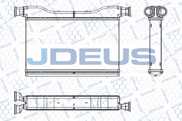 Schimbator caldura, incalzire habitaclu M-2050860 JDEUS