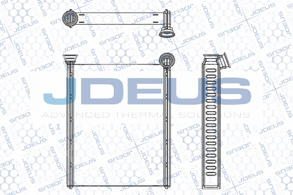 Schimbator caldura, incalzire habitaclu M-2070390 JDEUS