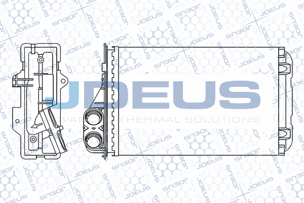 Schimbator caldura, incalzire habitaclu M-207047A JDEUS