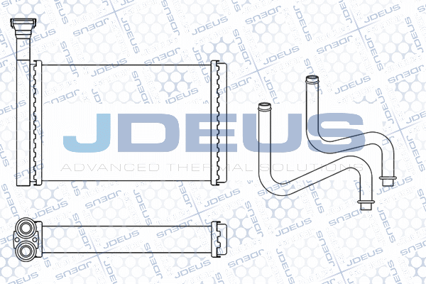 Schimbator caldura, incalzire habitaclu M-212087A JDEUS
