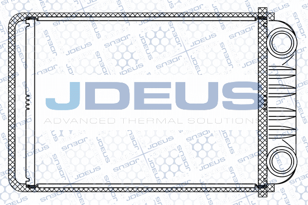 Schimbator caldura, incalzire habitaclu M-220103A JDEUS