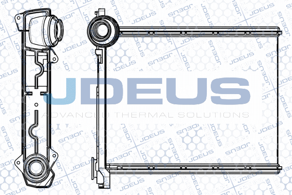 Schimbator caldura, incalzire habitaclu M-2210380 JDEUS