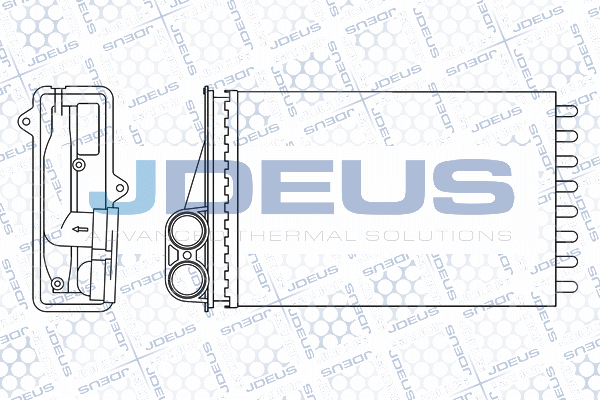 Schimbator caldura, incalzire habitaclu M-221045A JDEUS