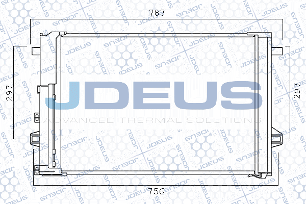Condensator, climatizare M-7171030 JDEUS