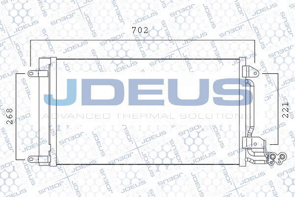Condensator, climatizare M-7250130 JDEUS