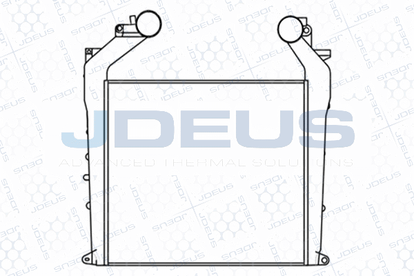 Intercooler, compresor M-815017A JDEUS