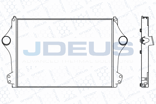 Intercooler, compresor M-841008A JDEUS