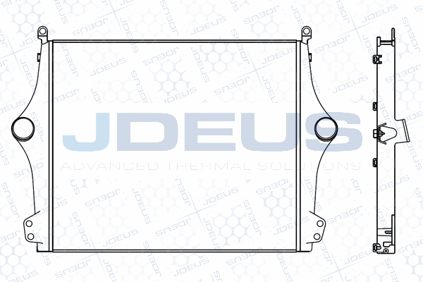 Intercooler, compresor M-841009A JDEUS