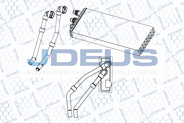 Schimbator caldura, incalzire habitaclu RA2140090 JDEUS