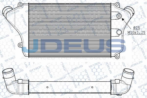 Intercooler, compresor RA8180230 JDEUS