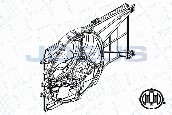 Ventilator, radiator EV8C8440 JDEUS