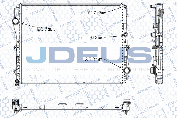 Radiator, racire motor M-0171230 JDEUS