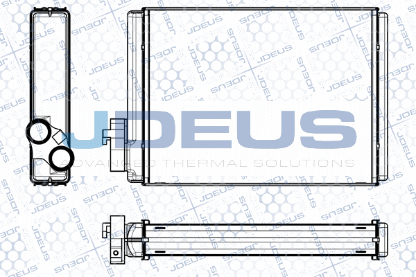 Schimbator caldura, incalzire habitaclu M-2010430 JDEUS
