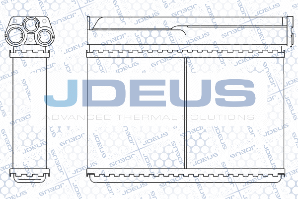 Schimbator caldura, incalzire habitaclu M-205045A JDEUS