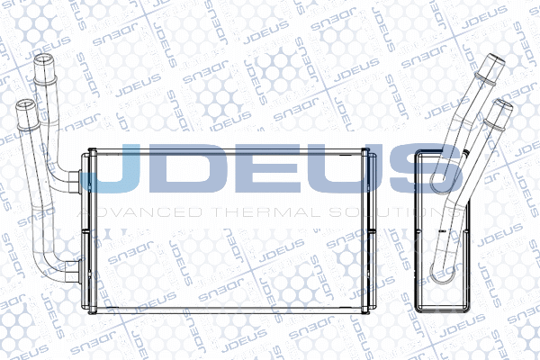 Schimbator caldura, incalzire habitaclu M-2121160 JDEUS