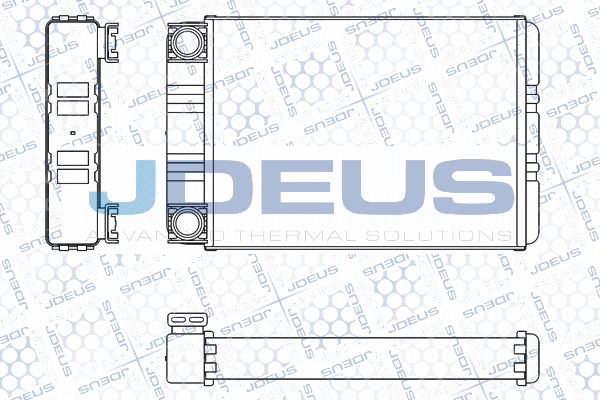 Schimbator caldura, incalzire habitaclu M-217042A JDEUS