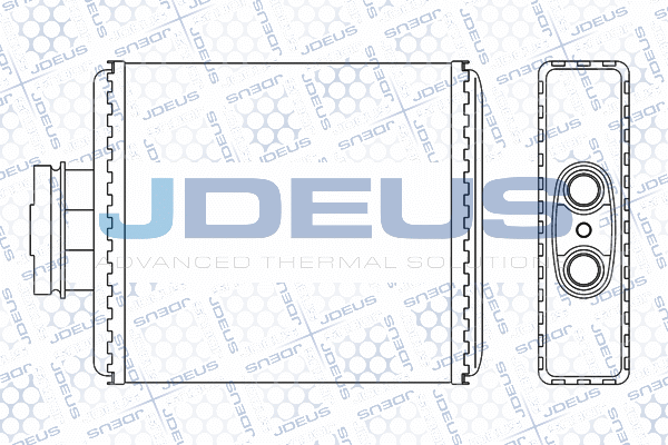 Schimbator caldura, incalzire habitaclu M-225013A JDEUS