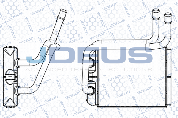 Schimbator caldura, incalzire habitaclu M-2300540 JDEUS