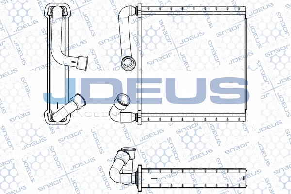 Schimbator caldura, incalzire habitaclu M-2300640 JDEUS